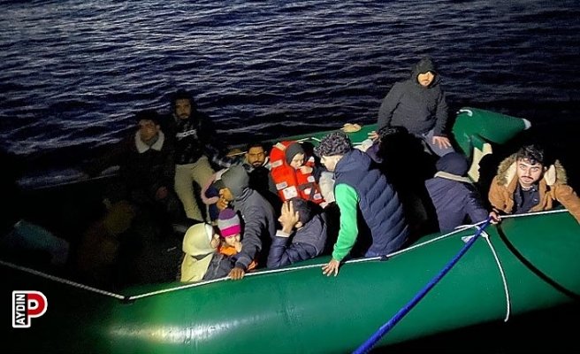 34 düzensiz göçmen kurtarıldı