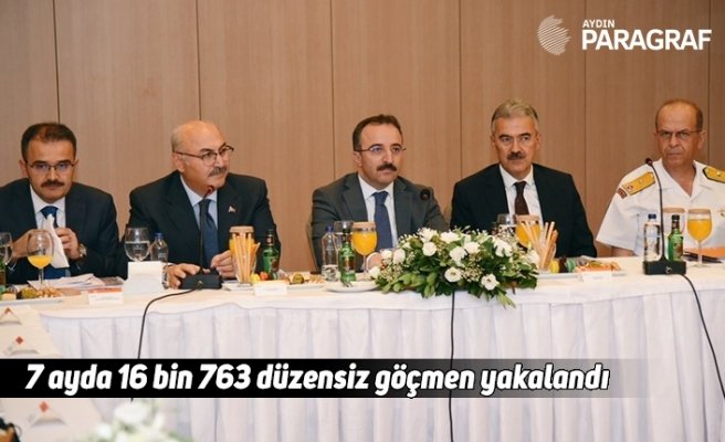 7 ayda 16 bin 763 düzensiz göçmen yakalandı