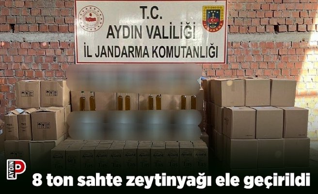 8 ton sahte zeytinyağı ele geçirildi