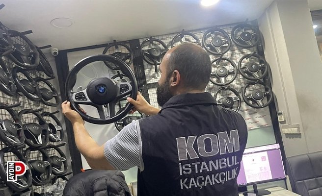 90 milyon liralık kaçak oto yedek parçası ele geçirildi