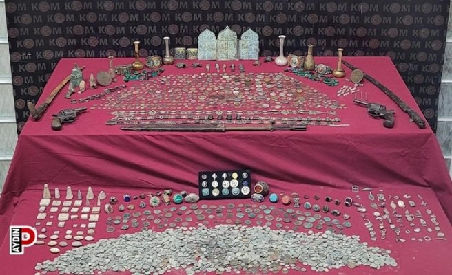 9 milyon 500 TL değerinde tarihi eser ele geçirildi