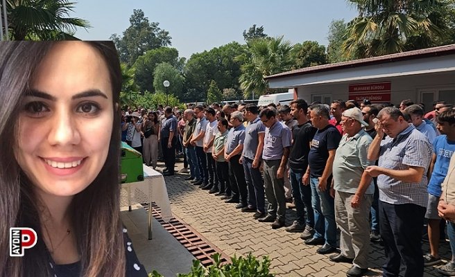 Adliye çalışanı genç kadın gözyaşları içinde uğurlandı