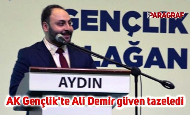 AK Gençlik'te Ali Demir güven tazeledi