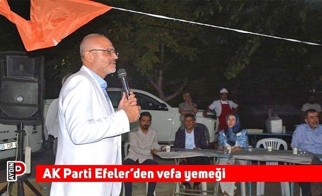 AK Parti Efeler’den vefa yemeği