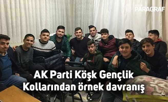 AK Parti Köşk Gençlik Kollarından örnek davranış