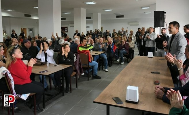 ALEVİ HEMŞEHRİLERİ BAŞKAN ÖMER GÜNEL'İ BAĞRINA BASTI