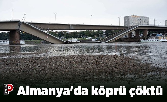 Almanya'da köprü çöktü