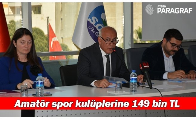 Amatör spor kulüplerine 149 bin TL