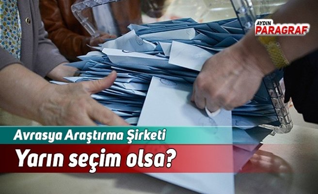 Avrasya Araştırma Şirketi Yarın seçim olsa