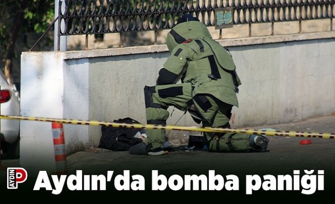 Aydın'da bomba paniği