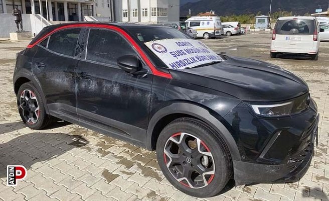 Aydın'da çalınan otomobil Manisa'da yakalandı