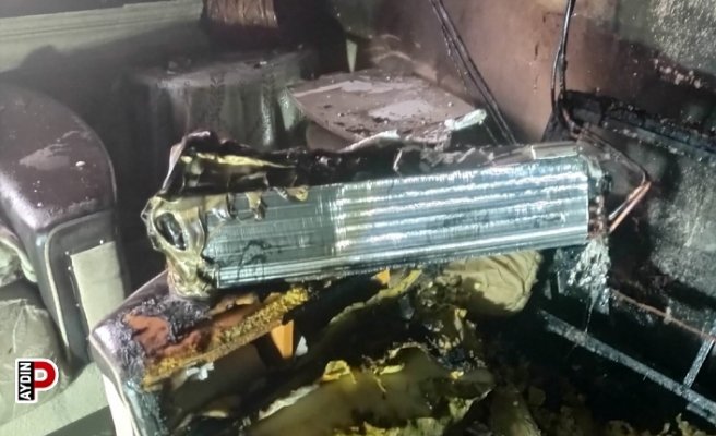 Aydın'da ev yangını: 1 kişi dumandan etkilendi