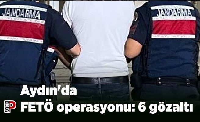 Aydın'da FETÖ operasyonu: 6 gözaltı