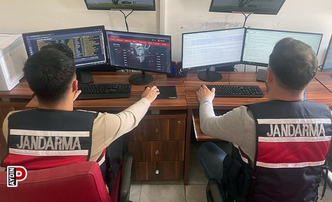Aydın'da sibergöz operasyonu
