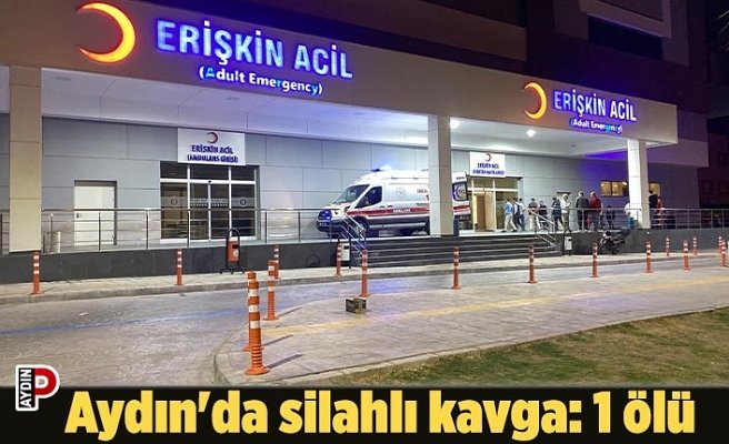 Aydın'da silahlı kavga: 1 ölü