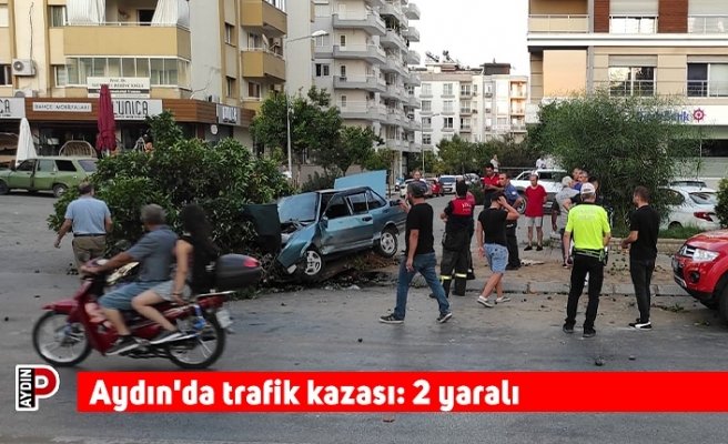 Aydın'da trafik kazası: 2 yaralı