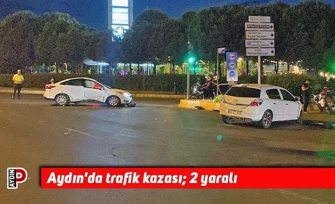 Aydın'da trafik kazası; 2 yaralı