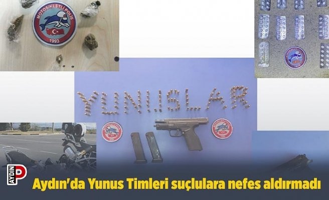 Aydın'da Yunus Timleri suçlulara nefes aldırmadı