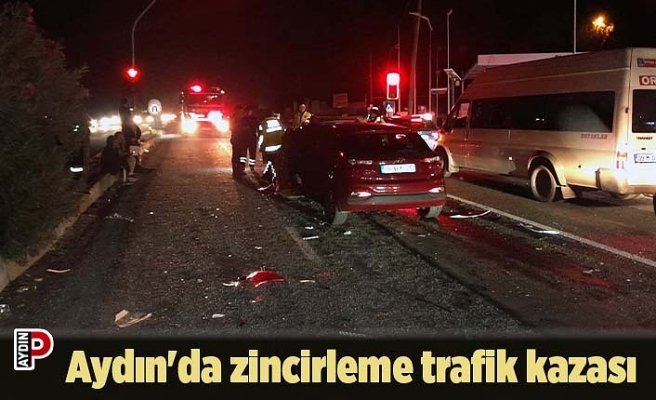 Aydın'da zincirleme trafik kazası