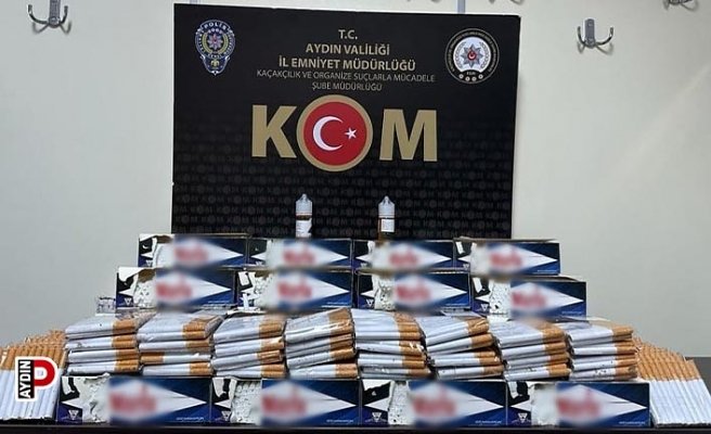 Aydın’da 10 kilo kaçak tütün ele geçirildi