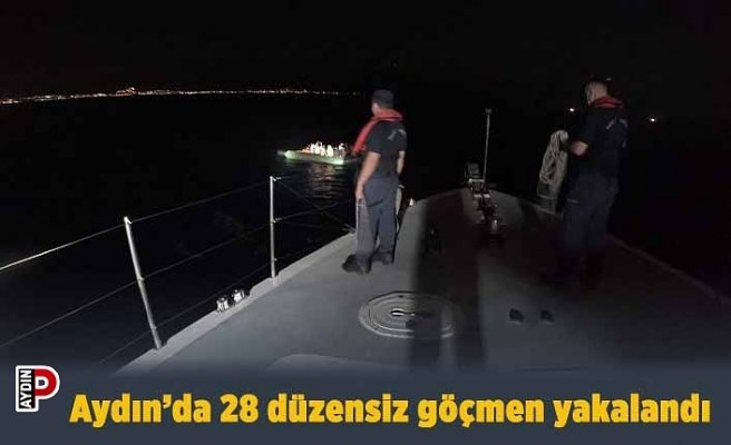 Aydın’da 28 düzensiz göçmen yakalandı