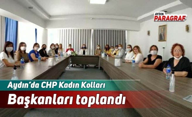 Aydın’da CHP Kadın Kolları Başkanları toplandı