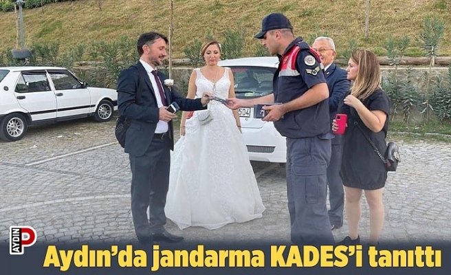 Aydın’da jandarma KADES’i tanıttı
