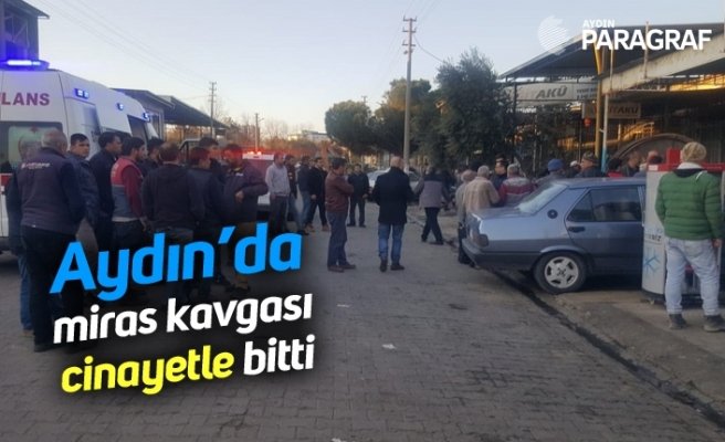 Aydın’da miras kavgası cinayetle bitti