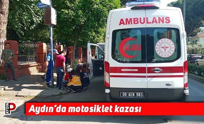 Aydın’da motosiklet kazası