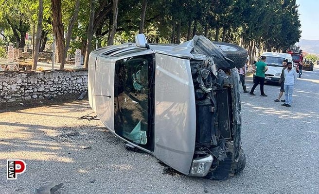 Aydın’da trafik kazası; 1 yaralı