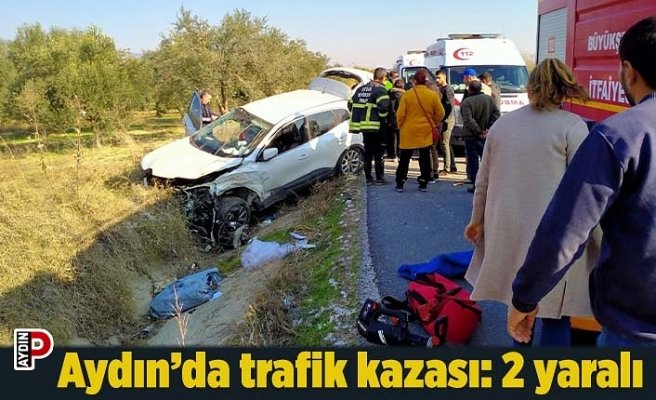 Aydın’da trafik kazası: 2 yaralı