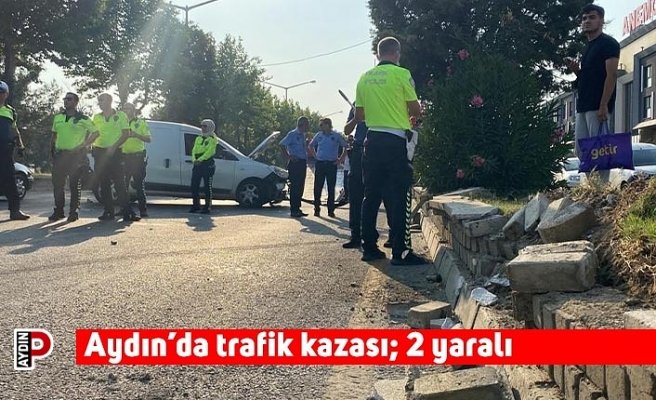 Aydın’da trafik kazası; 2 yaralı