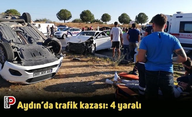 Aydın’da trafik kazası: 4 yaralı