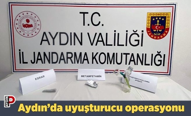 Aydın’da uyuşturucu operasyonu