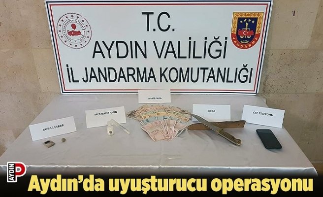 Aydın’da uyuşturucu operasyonu