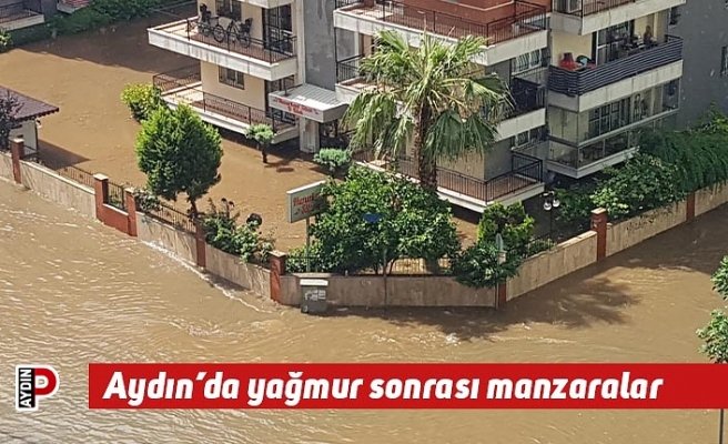 Aydın’da yağmur sonrası manzaralar