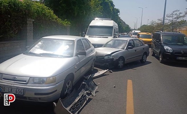 Aydın’da zincirleme trafik kazası: 3 yaralı