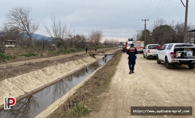 Aydın’da sulama kanalında ceset bulundu