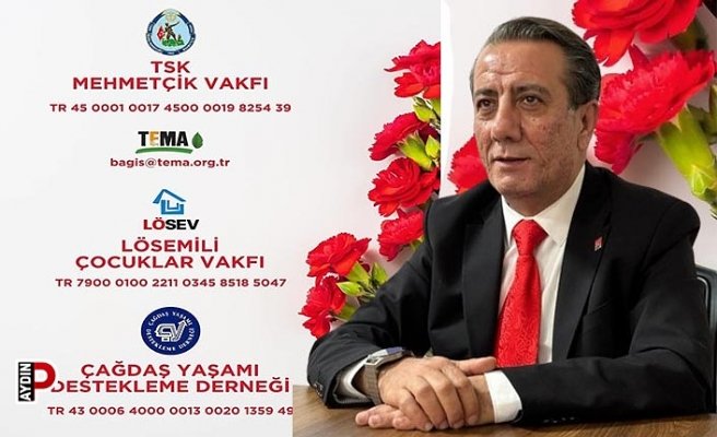 Başkan Anıl Yetişkin: Tebrik çiçekleriniz bağış olsun
