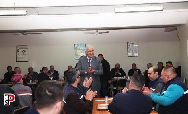 Başkan Atay firmaları ziyaret Edip emekçi hemşehrileri ile buluşuyor