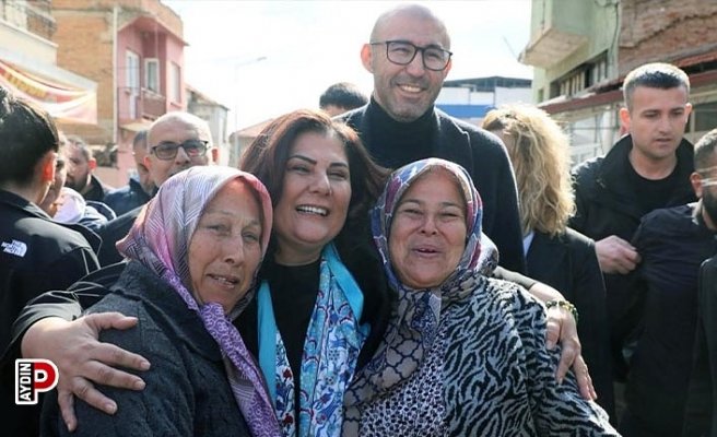 Başkan Çerçioğlu Germencik Pazarı'nda vatandaşlarla buluştu