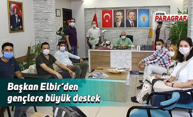 Başkan Elbir’den gençlere büyük destek