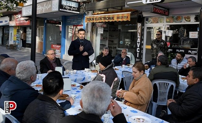 Başkan Günel esnaf buluşmalarına devam ediyor