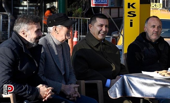 Başkan Günel her sabah mesaisine hemşerileri ile buluşarak başlıyor