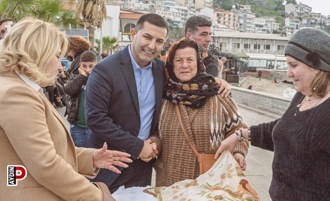 Başkan Ömer Günel önce kadınlar ve çocuklar