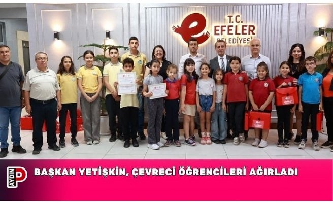 BAŞKAN YETİŞKİN, ÇEVRECİ ÖĞRENCİLERİ AĞIRLADI