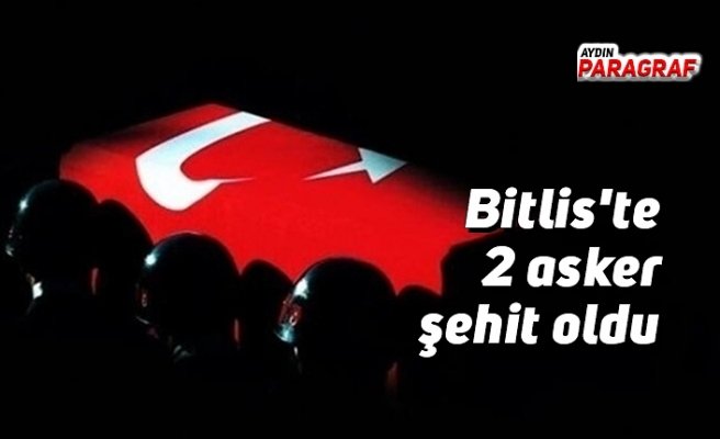 Bitlis'te 2 asker şehit oldu