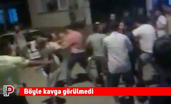Böyle kavga görülmedi