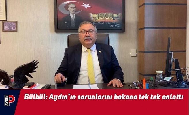 Bülbül Aydın’ın sorunlarını bakana tek tek anlattı