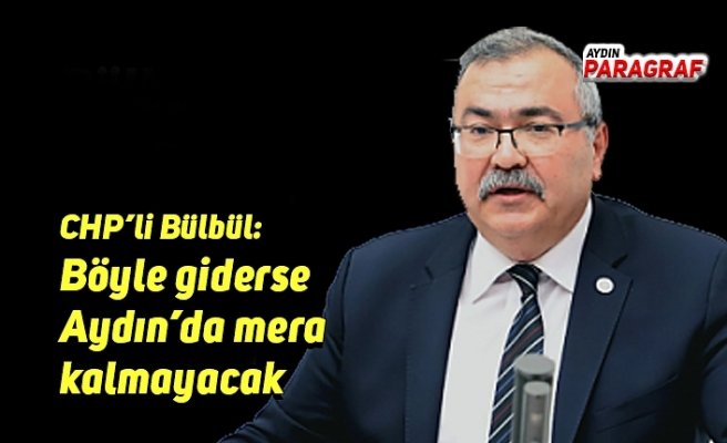 Bülbül; Böyle giderse Aydın’da mera kalmayacak